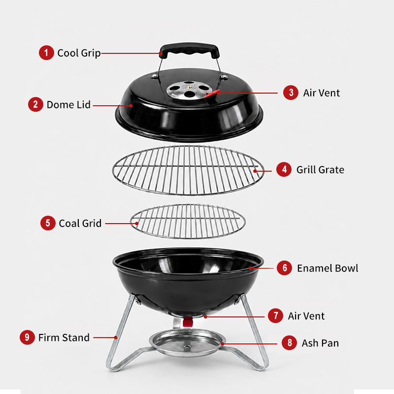 Portable Charcoal Grill