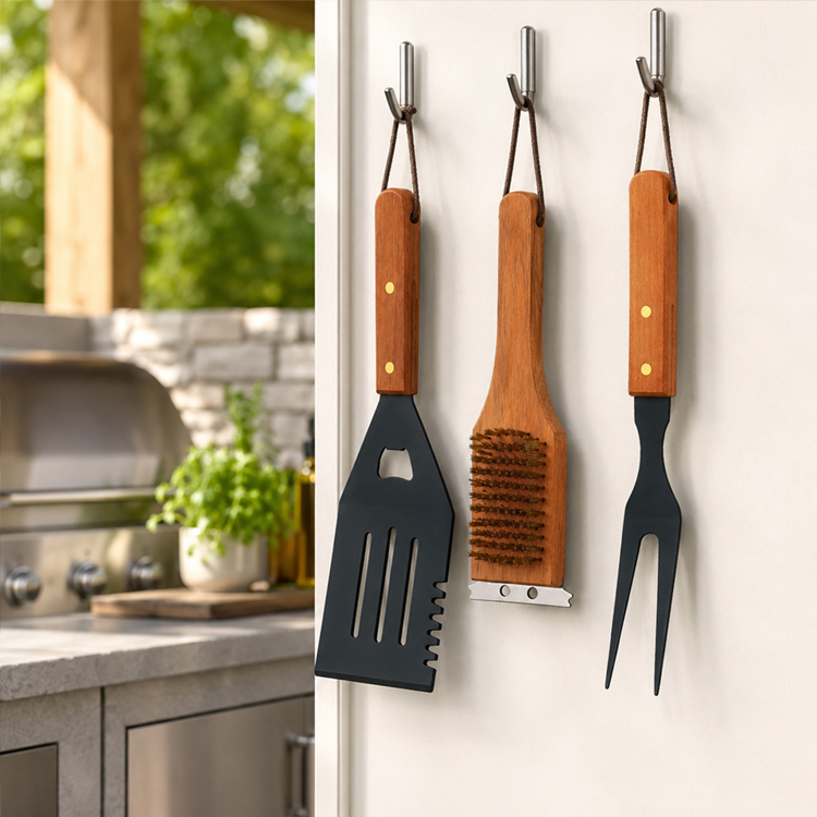 3 Piece Non Stick BBQ Tool Set
