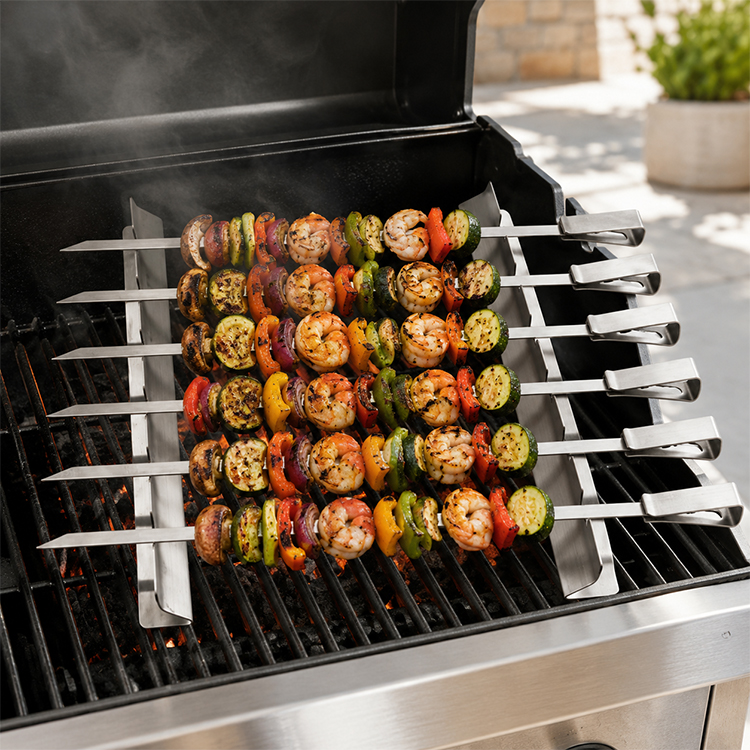 Stainless Steel Kebab Rack Set
