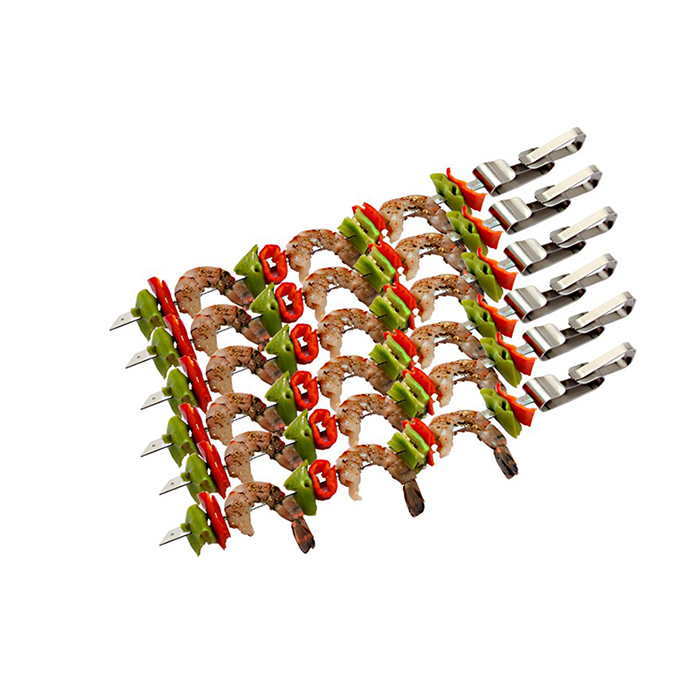 Quick Slide Skewers with Built-in Pusher