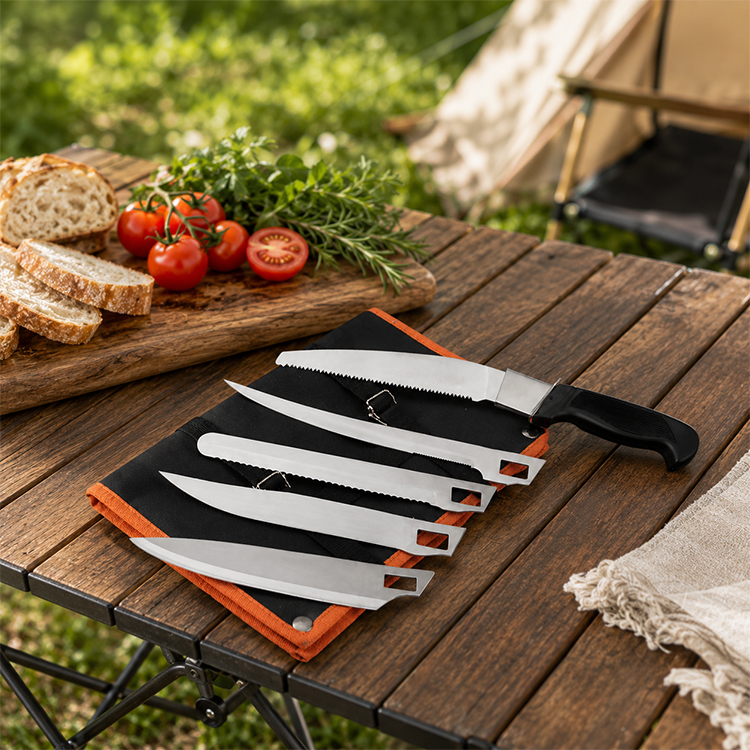 Interchangeable Handle BBQ Knife Set