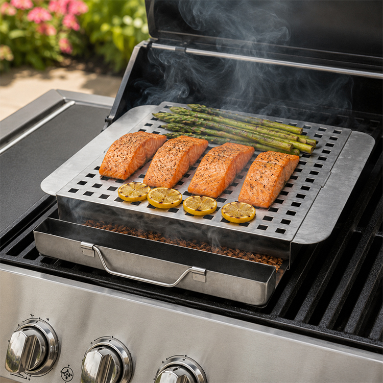 Stainless Steel BBQ Smoking Platform