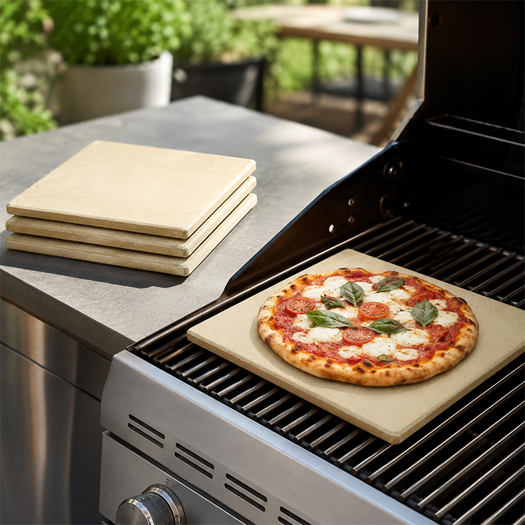 Cordierite Pizza Stone Set 4 Pack Cordierite Pizza Stone Set 4 Pack