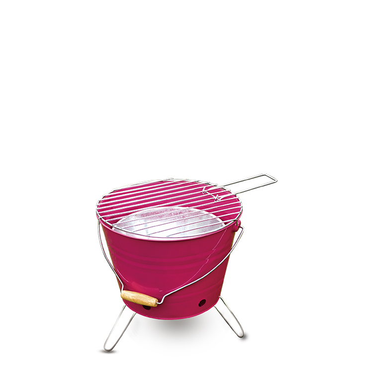 Portable Bucket Charcoal Grill