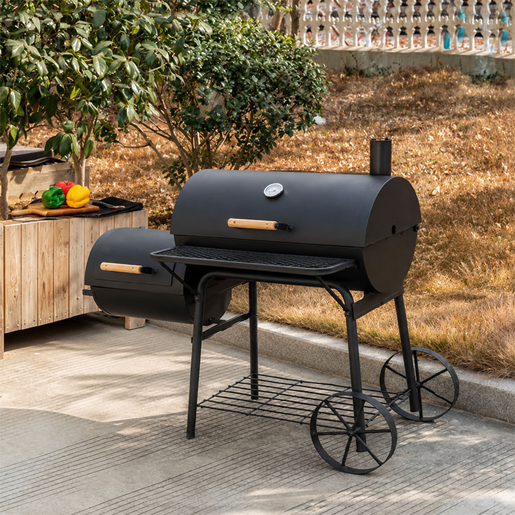 Double Barrel Smoke Fumigation Carbon Grill