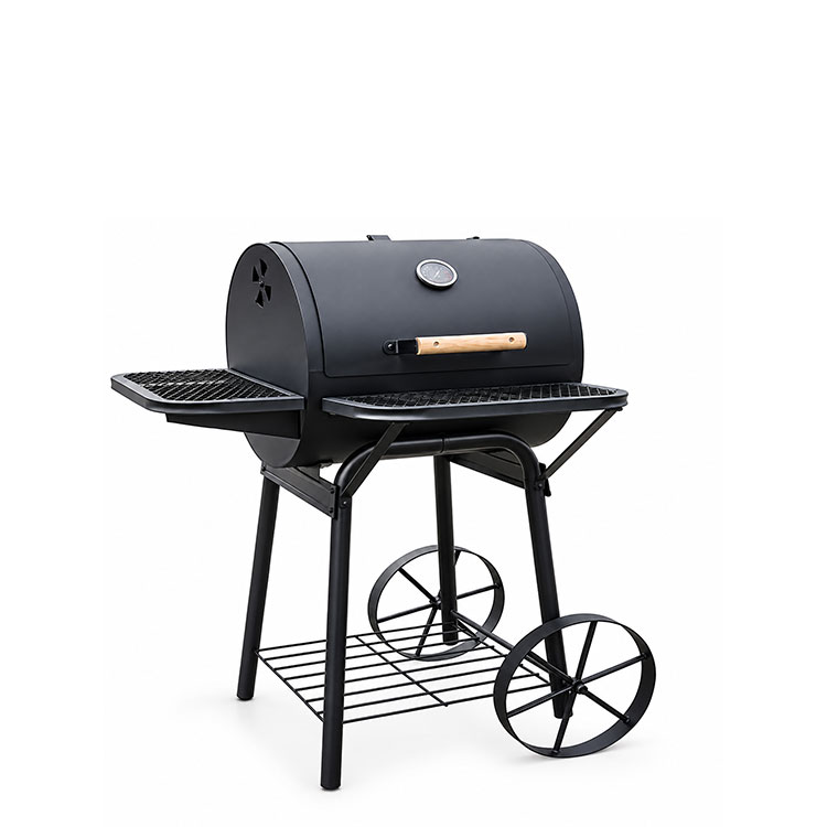 Wheeled Barrel Charcoal Grill Wheeled Barrel Charcoal Grill