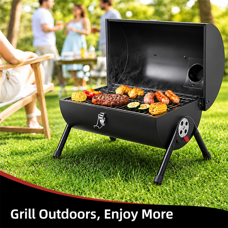 Tabletop Barrel Charcoal Grill Tabletop Barrel Charcoal Grill