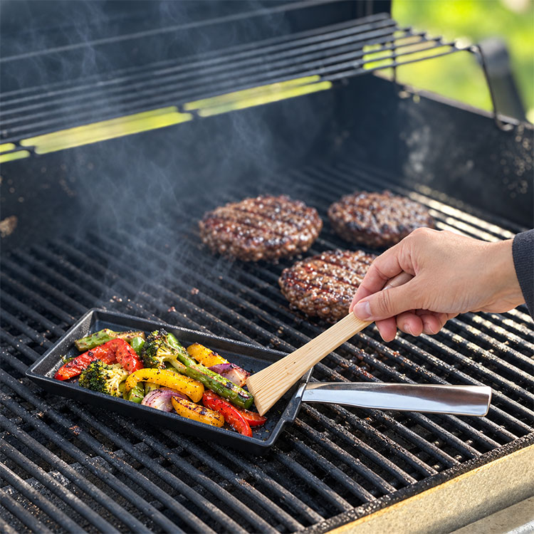 Rectangular Griddle Pan with Brush