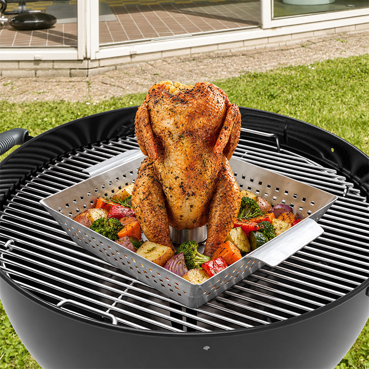 Beer Can Chicken Grill Basket