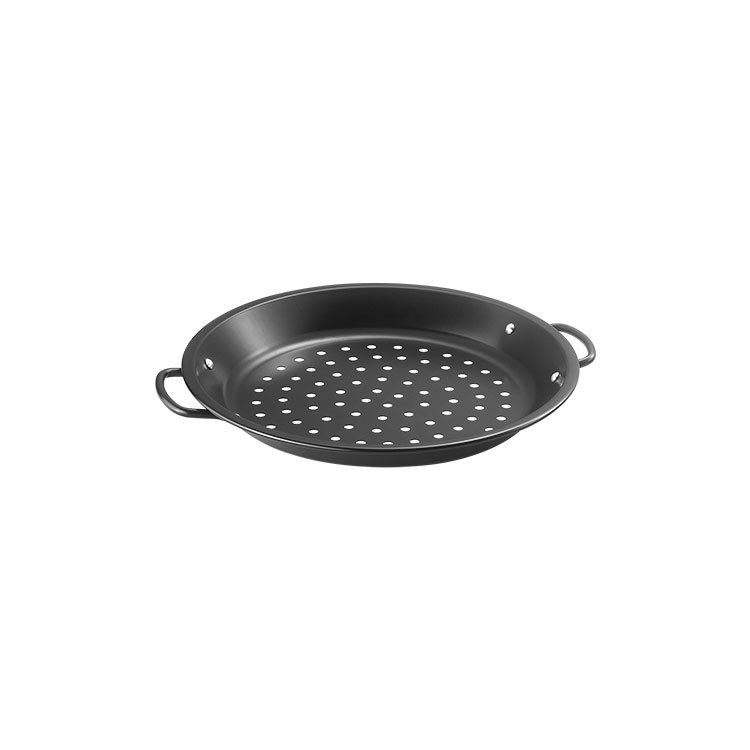 Round Perforated BBQ Grill Pan
