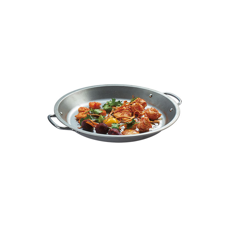 Round Stainless Steel Grill Pan